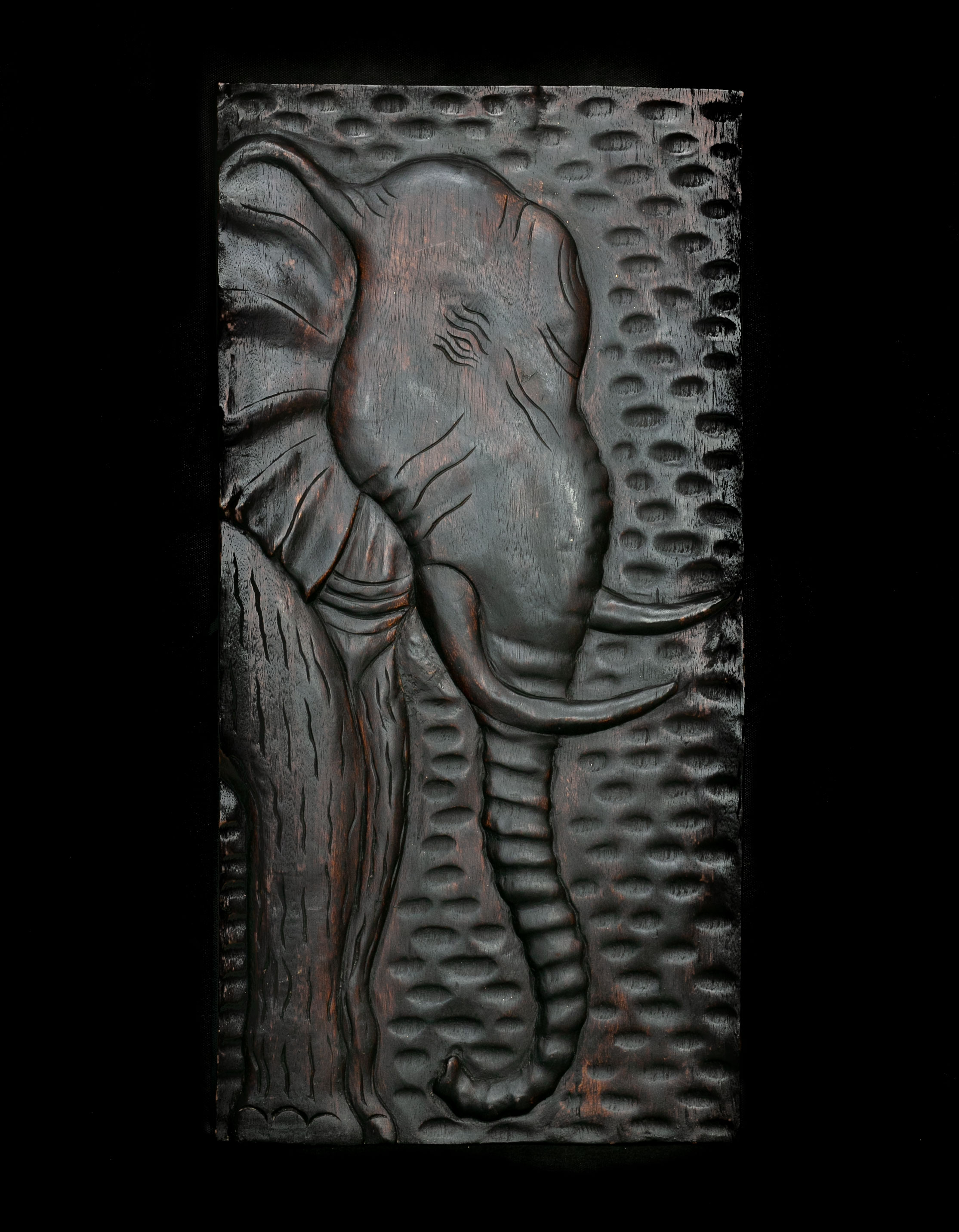 Dřevořezba slon podélná